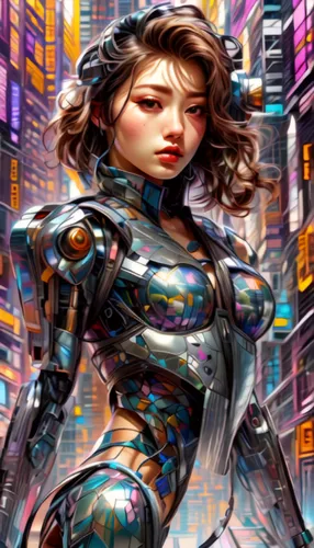 cyberpunk,cyborg,futuristic,sci fiction illustration,biomechanical,cybernetics,cyber,cyberspace,digiart,ai,dystopia,scifi,augmented,world digital painting,mecha,metropolis,artificial intelligence,fant