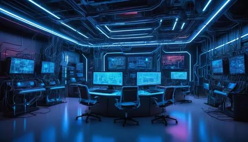 computer room,spaceship interior,ufo interior,cyberscene,the server room,control center,cyberpatrol,cyberspace,spaceship space,scifi,control desk,computerized,sulaco,game room,spacelab,sci - fi,cyber,cybertruck,sci fi,sector,Illustration,Realistic Fantasy,Realistic Fantasy 04