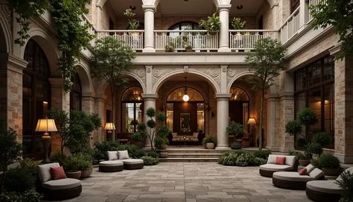 inside courtyard,atriums,courtyards,courtyard,patio,atrium,patios,riad,casa fuster hotel,amanresorts,venetian hotel,hotel lobby,paradores,palazzo,lobby,parador,hacienda,cloister,cortile,hotel hall