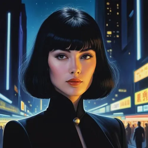 fujiko,zorita,jasinski,bladerunner,replicant,tsuneo,kalinda,nikkatsu,yasumasa,replicants,contessa,asami,klute,phonogram,sci fiction illustration,suyin,motoko,alita,selina,tretchikoff,Conceptual Art,Sci-Fi,Sci-Fi 16