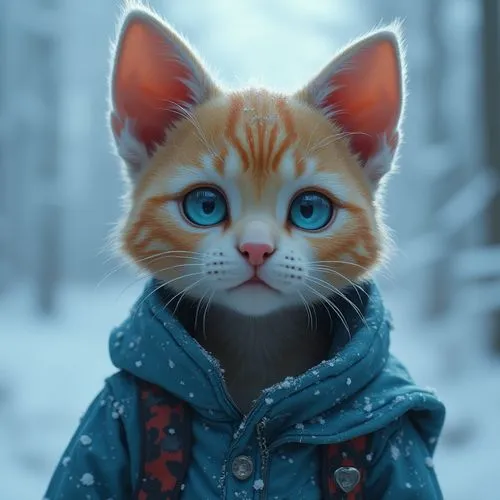 cat with blue eyes,ginger cat,blue eyes cat,orange tabby cat,ginger kitten,orange tabby