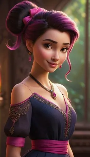 princess anna,megara,maeve,rapunzel,gothel,esmeralda,Conceptual Art,Sci-Fi,Sci-Fi 20