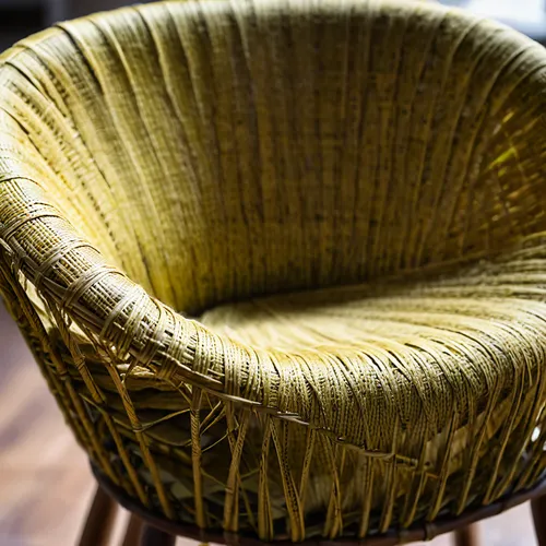 Utilize the strong fibers found in banana peels to weave chair seats or backs. When treated properly, banana fiber can be durable and flexible, perfect for lightweight seating options.,wing chair,wind