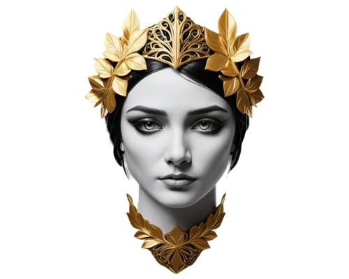 laurel wreath,gold foil crown,lotus png,golden wreath,cleopatra,gold foil mermaid,crown render,art deco woman,athena,fantasy portrait,lotus art drawing,headpiece,gold crown,vector art,vector illustration,artemisia,golden crown,gold mask,gold foil art,gold leaf,Photography,Artistic Photography,Artistic Photography 08