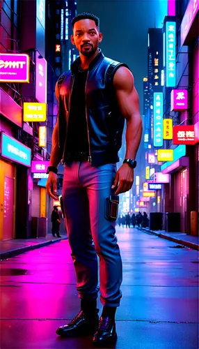 bouncer,enforcer,macho,cyberpunk,80s,muscle icon,man in pink,neon lights,neon,muscular,city trans,neon light,muscle,stonewall,muscle man,bomber,aesthetic,brute,ken,dusk background,Conceptual Art,Sci-Fi,Sci-Fi 26