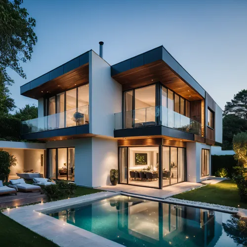 Modern Villa, Fujifilm GFX 100S, capturing every detail and achieving unparalleled image clarity, full body shot, paranormal,modern house,modern architecture,luxury property,beautiful home,dunes house