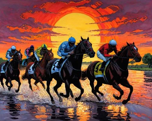 lusitanos,highwaymen,cavalrymen,caballos,shahnameh,lingfield,Illustration,American Style,American Style 03