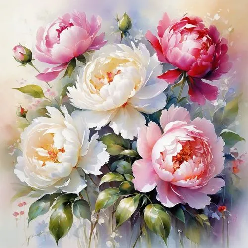 floral background light peonies and roses,peonies,flower painting,peony,peony bouquet,flowers png,watercolor roses,floral digital background,noble roses,camelliers,pink peony,peony frame,watercolor fl