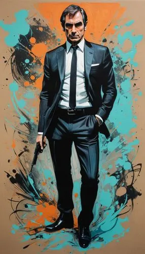 black businessman,chuck,kingpin,maroni,white-collar worker,ceo,smoking man,mafia,muhammad ali,businessman,linkedin icon,spy,a black man on a suit,james bond,grafitti,lando,al capone,bond,enrico caruso,angry man,Illustration,Realistic Fantasy,Realistic Fantasy 23