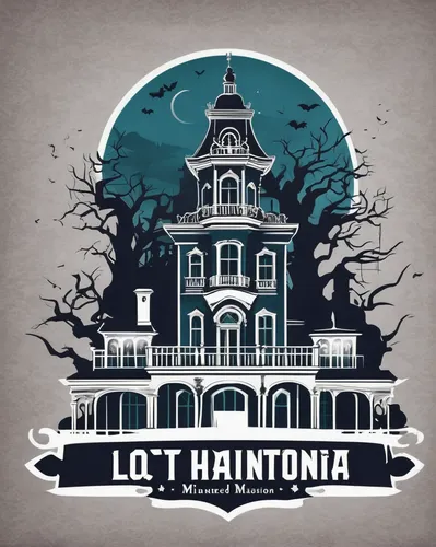 the haunted house,haunted house,haunted castle,ghost castle,halloween illustration,transylvania,halloween and horror,lostplace,mortuary temple,victorian,haunted cathedral,halloween background,lasiommata,little house,ghost train,ghost hunters,haunted,house silhouette,landmarks,retro halloween,Unique,Design,Logo Design