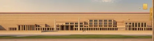 Pharaonic facade of the Faculty of Architecture,school design,3d rendering,qasr azraq,supreme administrative court,wooden facade,build by mirza golam pir,render,court building,regional parliament,gymn