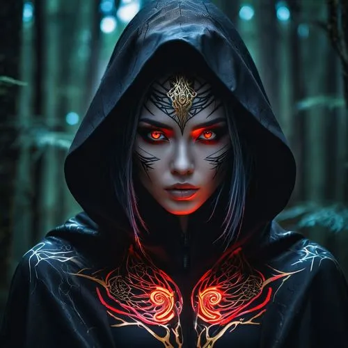 darth talon,sorceress,the enchantress,darkwatch,amidala,sorceresses,dark elf,sorceror,witchblade,fantasy art,wiccan,necromancer,enchantress,fantasy portrait,volturi,auditore,neon body painting,priestess,kerrigan,sorcerous,Conceptual Art,Sci-Fi,Sci-Fi 10