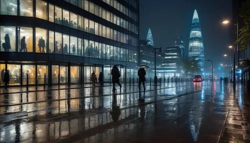 fleetstreet,chrysler building,city of london,bishopsgate,london buildings,undershaft,glass facades,shard,blue hour,aldgate,leadenhall,fitzrovia,shard of glass,city scape,holborn,cityscapes,cheapside,eastcheap,grimshaw,ukrainy,Illustration,Black and White,Black and White 18