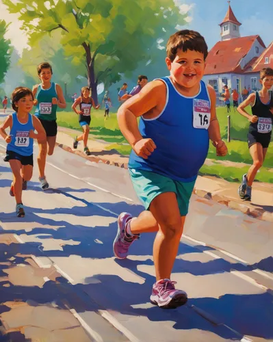 little girl running,middle-distance running,long-distance running,run,female runner,running frog,running fast,half-marathon,racewalking,run uphill,running,to run,free running,finish line,runners,half marathon,oil painting on canvas,runner,marathon,cross country running,Conceptual Art,Oil color,Oil Color 09