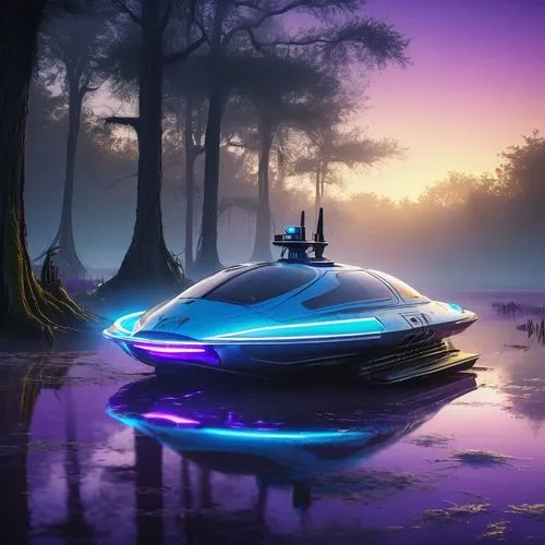 futuristic car,futuristic landscape,alien ship,hovercraft,futuristic,concept car,bass boat,personal water craft,speedboat,pedalos,pedal boats,teardrop camper,deep-submergence rescue vehicle,electric boat,phoenix boat,moon car,autonomous driving,ufo,e-boat,space ship,Art,Classical Oil Painting,Classical Oil Painting 32