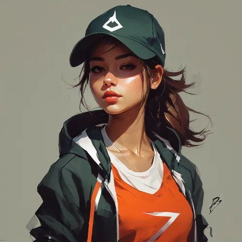 puma,vector girl,girl wearing hat,sports girl,digital painting,baseball cap,sporty,girl portrait,study,windbreaker,tracer,dipper,sportswear,golfer,mulan,girl drawing,clementine,trainer,sweatshirt,practice,Conceptual Art,Fantasy,Fantasy 06