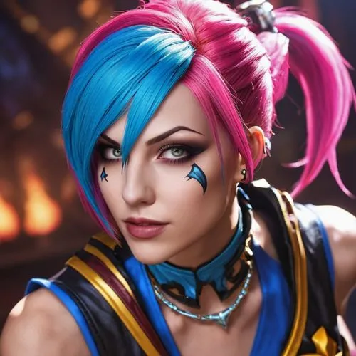 jinx,vi,evie,bellona,kula,katarina,neith,karou,sona,lian,ashe,fiora,riven,kayn,tiber riven,edit icon,tera,shanna,ekatarina,draven,Photography,General,Realistic