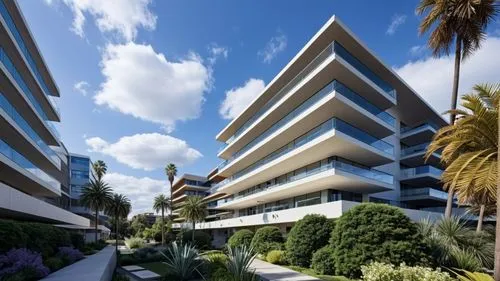 Realista
Respetar la imagen,the buildings at the bottom of a hill have a large walkway in front of them,fresnaye,seidler,escala,cerritos,herzliya,condominia,Photography,General,Realistic