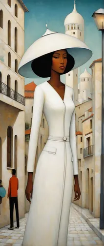 art deco woman,woman walking,woman with ice-cream,the hat of the woman,panama hat,yellow sun hat,woman's hat,ordinary sun hat,the hat-female,african american woman,woman shopping,girl in a long dress,woman holding pie,santiago di cuba,girl in a historic way,travel woman,ester williams-hollywood,african woman,asian conical hat,nigeria woman,Art,Artistic Painting,Artistic Painting 29