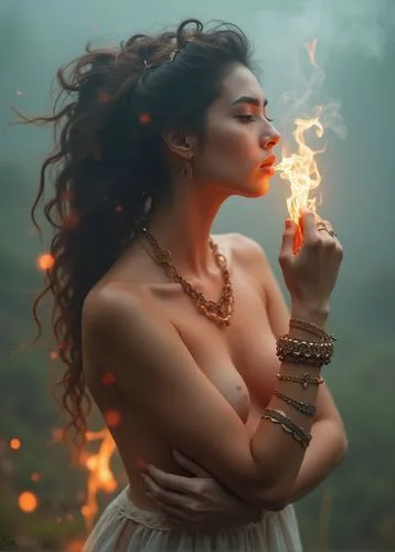 smoking girl,smoke dancer,fire eater,mystical portrait of a girl,magick,exhalation,burning cigarette,girl smoke cigarette,fire dancer,fire angel,ujala,fire artist,magickal,ayurveda,red smoke,incenses,smokiness,firestarter,sorceress,afire,Photography,General,Realistic