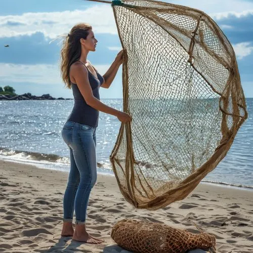 fishing net,fishing nets,netting,fisherwoman,gillnets,eretria,hemp rope,basket weaver,bird protection net,natural rope,cape basket,jute sack,driftnets,beach background,macrame,jute rope,basketry,beach umbrella,raffia,tidelands,Photography,General,Realistic