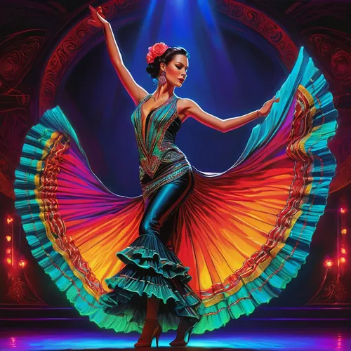 flamenco,tanoura dance,dancer,arabesque,performer,cirque du soleil,salsa dance,ethnic dancer,quinceañera,dance,belly dance,fairy peacock,dance performance,concert dance,tango argentino,latin dance,samba deluxe,tango,ballerina,firedancer,Illustration,American Style,American Style 07