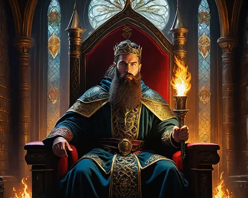 thorin,archimandrite,throne,lokportrait,hieromonk,the throne,the abbot of olib,htt pléthore,magistrate,fantasy portrait,priest,prophet,high priest,orthodox,game illustration,dwarf sundheim,vladimir,rasputin,portrait background,magus,Photography,Fashion Photography,Fashion Photography 18