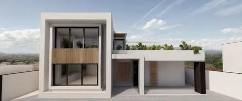 cubic house,block balcony,modern house,frame house,fresnaye,sky apartment,vivienda,revit,3d rendering,prefab,cantilevered,habitaciones,folding roof,two story house,model house,passivhaus,modern architecture,residential house,inverted cottage,residencial