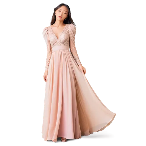 a floor-length dress,ao dai,girl in a long dress,evening dress,filipiniana,long dress,eveningwear,gown,ball gown,hanfu,dress doll,bridal gown,derivable,fashion vector,hanbok,wedding gown,ballgown,siriano,vintage dress,xiaoqing,Illustration,Japanese style,Japanese Style 18