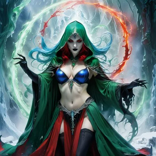 hela,sorceress,enchantress,the enchantress,sorceresses,morrigan,Conceptual Art,Fantasy,Fantasy 20