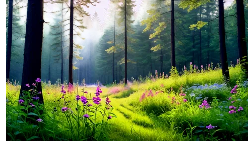 meadow and forest,forest background,nature background,forest landscape,meadow in pastel,fairy forest,forest,fir forest,forest glade,mixed forest,elven forest,cartoon forest,forest floor,meadow landscape,germany forest,forest of dreams,green forest,fairytale forest,forest path,forestland,Conceptual Art,Oil color,Oil Color 13