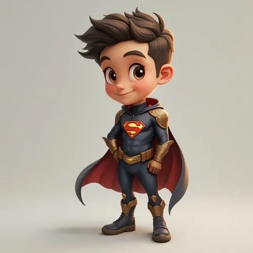 Young teenage boy, superhero, spandex suit, latex suit, tight, slim, ,an animated character in a superman outfit,superboy,supes,superman,caliandro,damian,super man