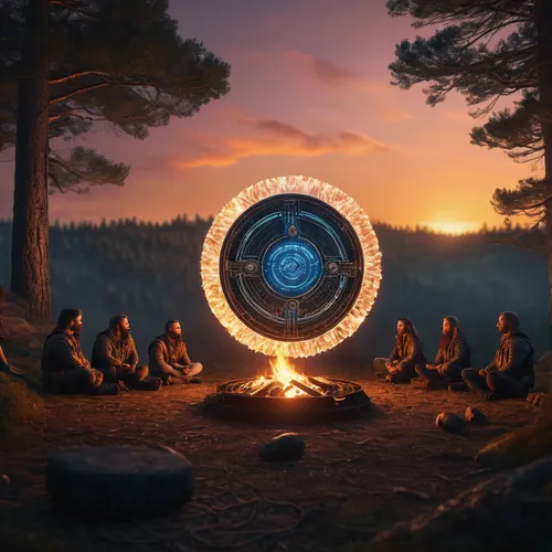 dharma wheel,five elements,life is a circle,circle of friends,ring of fire,connectedness,shamanism,circle,fire ring,a circle,campfire,time spiral,stargate,sacred geometry,greek in a circle,shamanic,mandala framework,impact circle,circle icons,mantra om,Photography,General,Sci-Fi