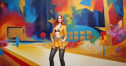 Painting Abstract Body Art Oil Painting
,jasinski,girl walking away,woman walking,girl in a long,the girl at the station,dubbeldam,yellow wall,mousseau,delvaux,demoiselles,lachapelle,colorful city,pas