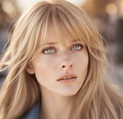 bangs,blonde woman,blond girl,blue eyes,romantic look,beautiful face,women's eyes,heterochromia,model beauty,blonde girl,gena rolands-hollywood,attractive woman,female hollywood actress,hollywood actress,beautiful woman,british actress,beautiful model,angel face,female model,golden eyes,Photography,Natural