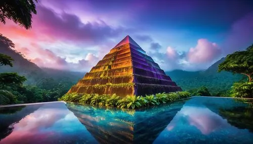 glass pyramid,pyramid,pyramide,step pyramid,pyramids,cube background,pyramidal,bipyramid,mypyramid,eastern pyramid,tropical house,ziggurat,cube stilt houses,fractal environment,fractals art,cube house,3d background,temples,ayahuasca,extrapyramidal,Photography,Artistic Photography,Artistic Photography 04