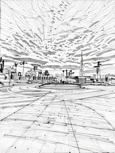 virtual landscape,panoramical,vanishing point,city scape,city highway,camera drawing,wireframe graphics,wireframe,intersection,windshield,freeway,timelapse,roadway,overpass,geometric ai file,roads,suburbs,taxiway,highway,car drawing,Design Sketch,Design Sketch,None