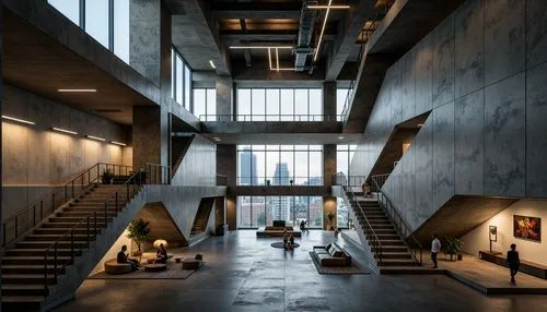 snohetta,loft,foyer,bjarke,atriums,atrium,lofts,modern office,adjaye,minotti,hearst,arkitekter,kunsthal,lobby,masp,gensler,rikshospitalet,art gallery,vitra,staircase