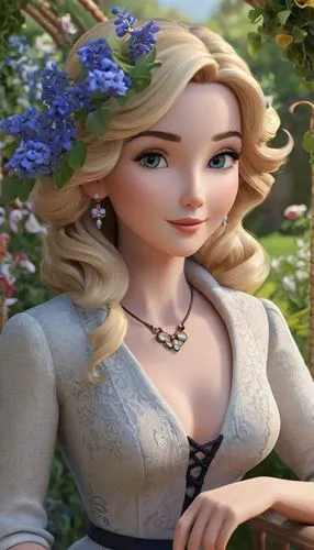 princess anna,rapunzel,elsa,princess sofia,adrien,rosalinda,Unique,3D,3D Character