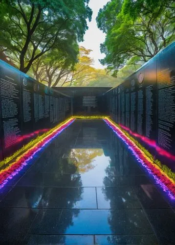 vietnam soldier's memorial,columbarium,k13 submarine memorial park,reflecting pool,rajghat,mainframes,japan peace park,korean veterans memorial,hue city,australian cemetery,columbaria,corregidor,world war ii memorial,rainbow bridge,royal tombs,mirror house,marine corps memorial,walkway,military cemetery,holocaust memorial,Conceptual Art,Sci-Fi,Sci-Fi 27