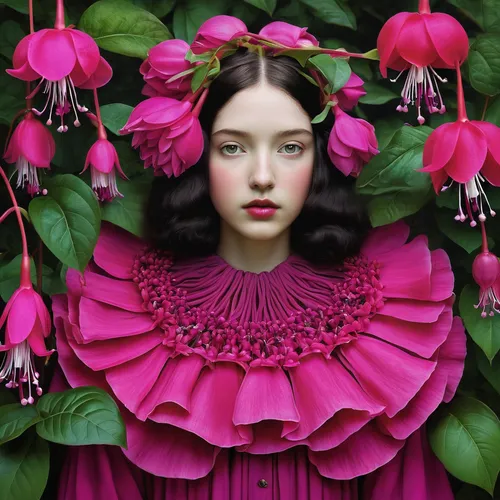 fuchsia,coral bells,girl in a wreath,bleeding heart,pompom dahlia,secret garden of venus,passionflower,fuschia,flora,filled dahlia,hyacinth bean,girl in flowers,japanese anemones,kahila garland-lily,elven flower,flowering vines,begonias,garden fairy,coral vine,flower fairy,Photography,Documentary Photography,Documentary Photography 29