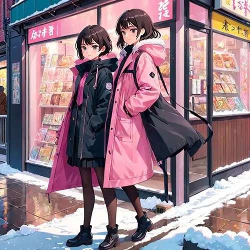 coats,winter clothing,parkas,raincoats,winter clothes,akihabara,Anime,Anime,Realistic