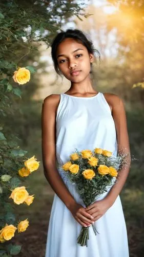 yellow rose background,beautiful girl with flowers,mugdha,ethiopian girl,indian bride,shobana