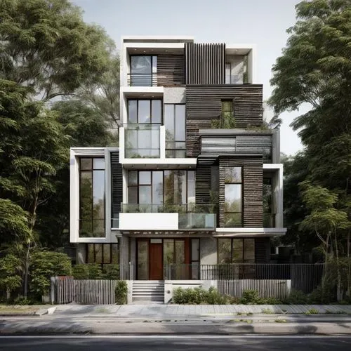 cubic house,modern house,residential house,wooden facade,modern architecture,two story house,frame house,residential,eco-construction,house shape,wooden house,smart house,cube house,timber house,apartment house,contemporary,apartment building,exterior decoration,house front,residential building,Architecture,Villa Residence,Modern,Sustainable Innovation