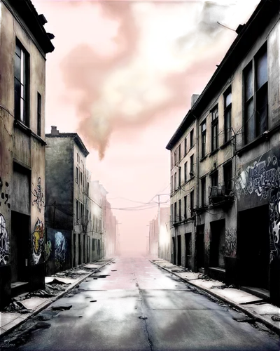 sidestreet,alleyway,alley,ruelle,darktown,the street,cloudstreet,alleys,alleyways,old linden alley,street,post-apocalyptic landscape,sidestreets,smoketown,blind alley,townscape,street scene,urban landscape,narrow street,city scape,Illustration,Realistic Fantasy,Realistic Fantasy 35