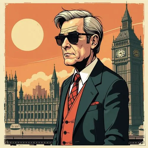 etonian,steranko,mandelson,mcgoohan,twelve,huhne,Illustration,American Style,American Style 06