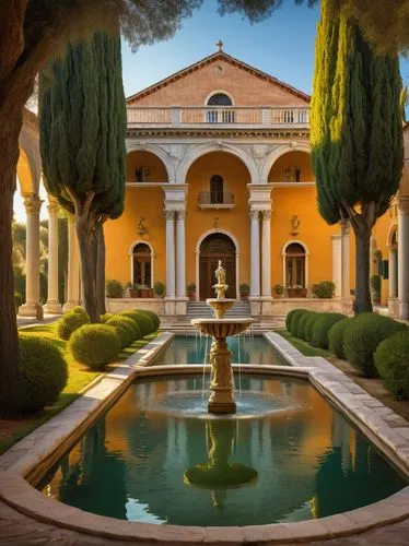 monastery of santa maria delle grazie,villa cortine palace,giarratano,masseria,villa balbiano,venaria,miniato,alhambra,certosa di pavia,curia,santa maria degli angeli,giardino,giarrusso,monastero,cortile,garden of the fountain,filoli,cloistered,casalesi,caelian,Illustration,Abstract Fantasy,Abstract Fantasy 09