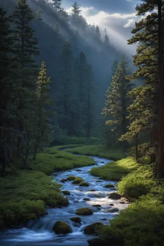 Excitement awaits as the stream starts shortly!,mountain stream,mountain river,flowing creek,mckenzie river,river landscape,coniferous forest,oregon,forest landscape,great smoky mountains,temperate co