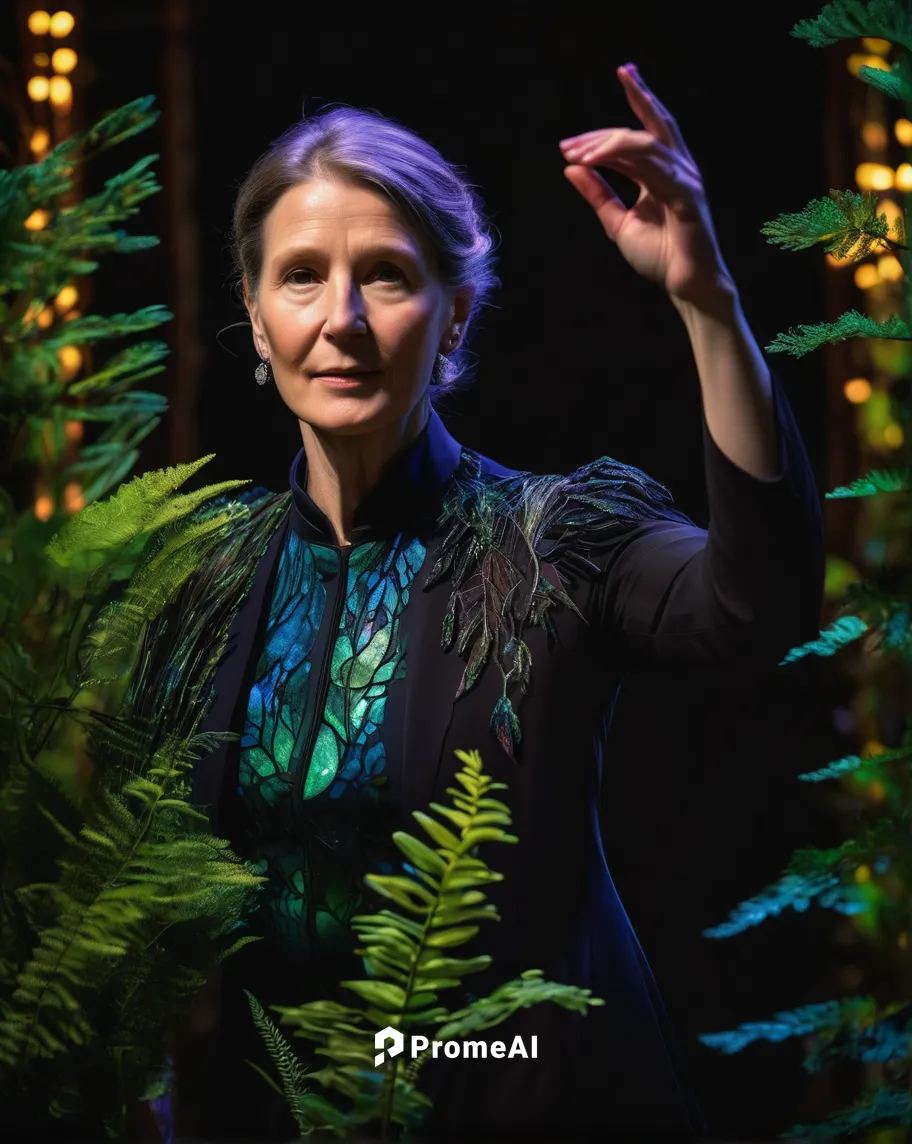 Sabine Wüsthoff, Artistic Director, Chief Conductor | Berlin Girls Choir,ferns,tree ferns,motherwort,fern plant,fern fronds,tropical and subtropical coniferous forests,loosestrife and pomegranate fami