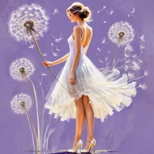 рука,dandelion background,dandelion flying,dandelion flower,dandelion,white cosmos,fashion illustration,flower painting,fairy dust,white daisies,twirling,taraxacum,mayweed,marguerite daisy,ballerina g